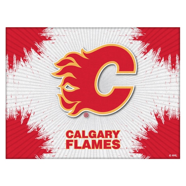 Holland Bar Stool Co Calgary Flames 24"x32" Canvas Wall Art LCnvs2432CalFla - main
