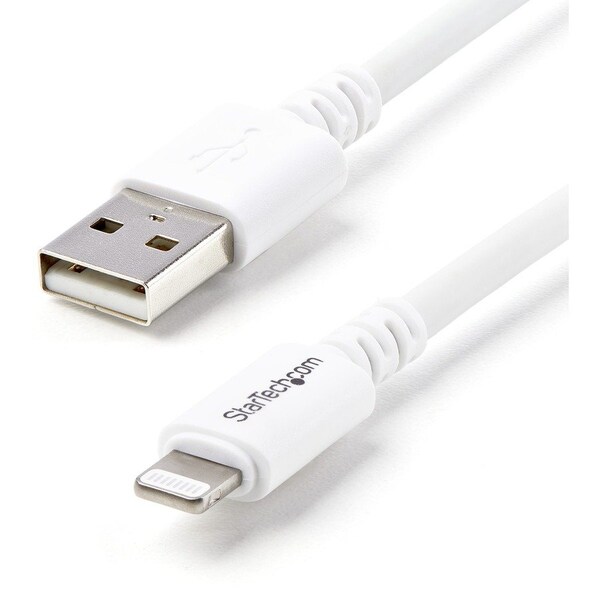 Startech.Com 10 ft White 8-pin Lightning to USB Cable USBLT3MW - main