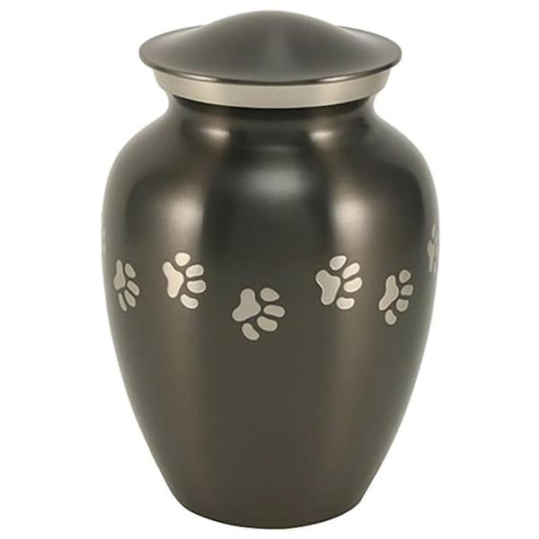 Jorgensen Laboratories Jorvet Classic Paw Slate Urn, Medium J0316PSM - main