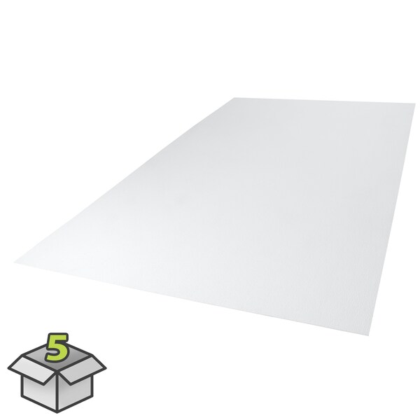 Palclad Panel, Pro Cracked Ice .090 White 48 in X 96 in, 5PK 199478 - main