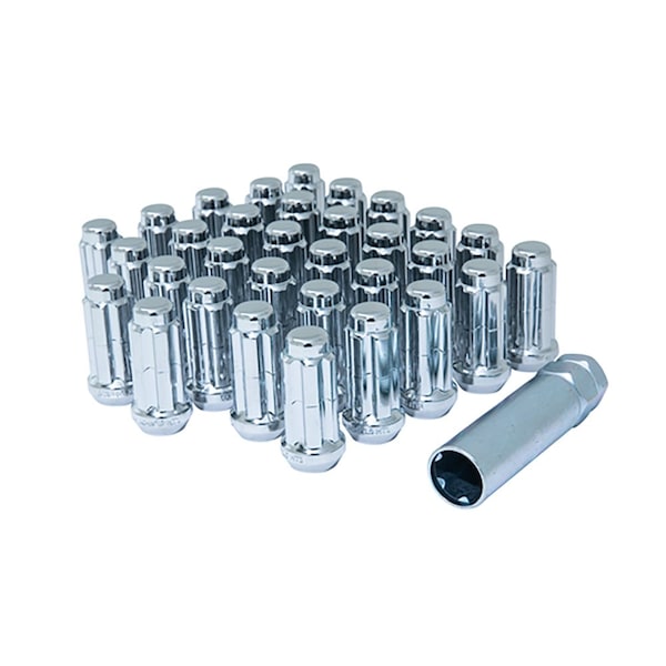 Gorilla Glue 8 Lug Kit 916 x 18 Thread Size 60 Degree Conical Spline Drive Spline Drive Acorn K8TS-00916GR - main