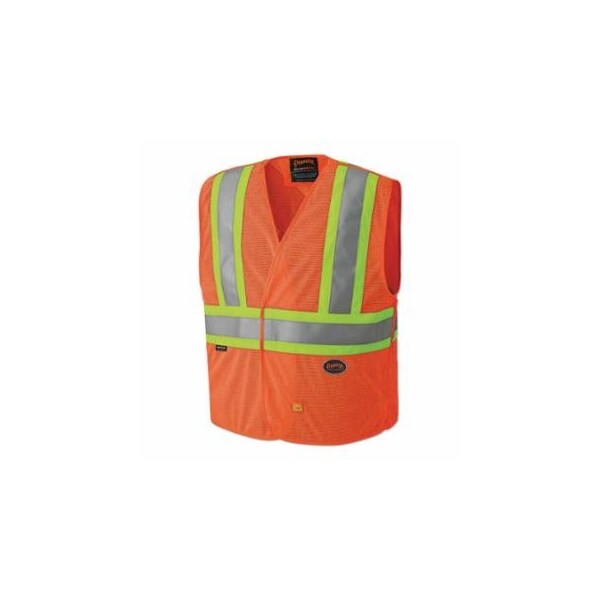 Pioneer 6914AU/6916AU Hi-Vis Flame Resistant Vest, Size L/XL, Orange 852-V2510850U-L/XL - main