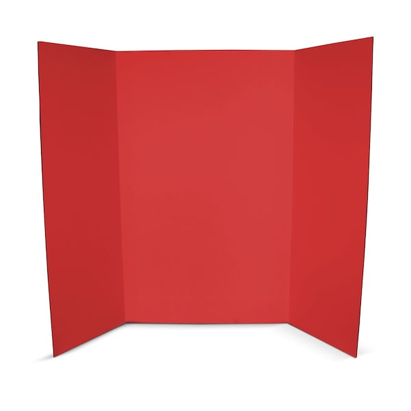 Flipside 36 x 48 1 Ply Red Project Board Pack of 24 30069-24 - main