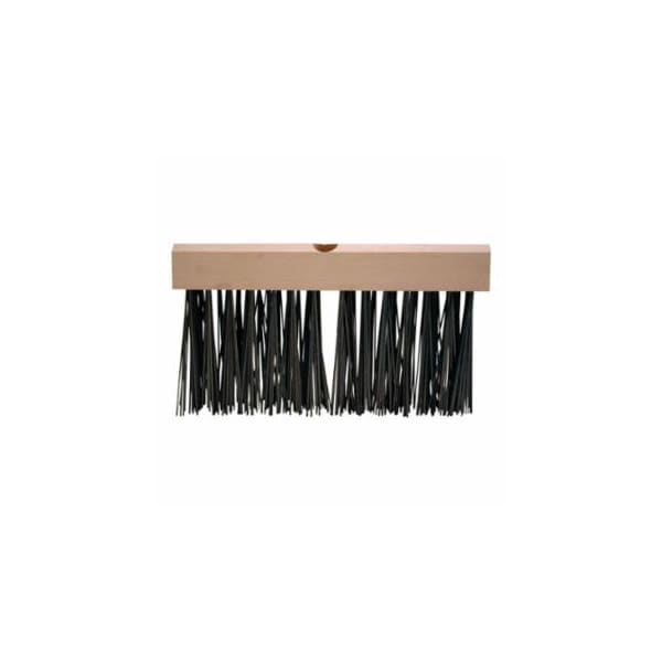Magnolia Brush Flat Wire Floor Brushes, 12 in Hardwood Block, 5 in Trim L, Oil-Tempered Steel 455-2512 - main