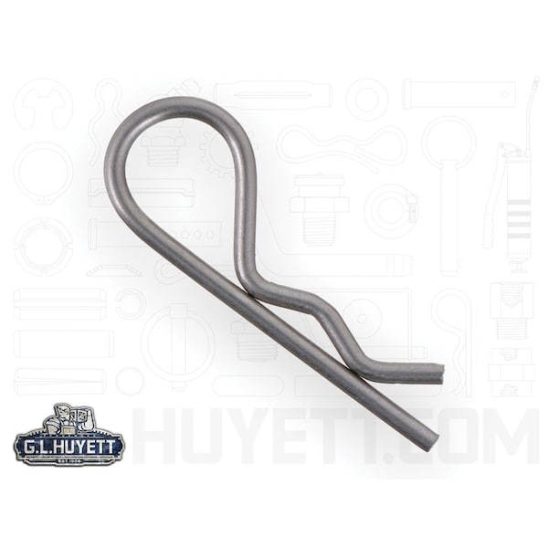 Huyett Bridge Pin, 302/304SS, .073 Wire Dia x 1.438 L x .360 In Eye Dia x Fits 5/16 to 3/8 Shft BPS-2104 - main