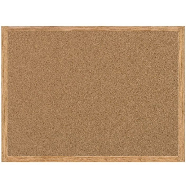 Mastervision MasterVision Earth Series Self-Healing Cork Bulletin Board, Wall Mount, 36x48", Wood Frame SB0720001233 - main