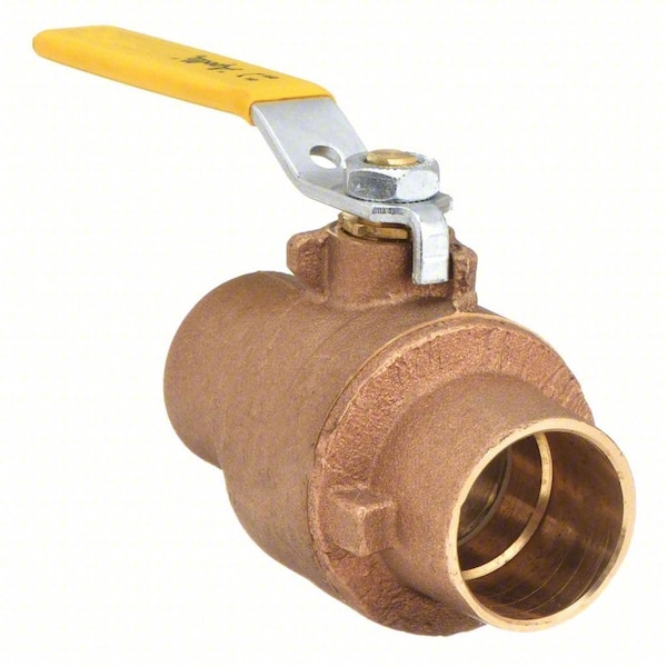 Apollo Valves 1-1/4" Sweat Bronze Ball Valve 2-Way 77C20601A - main