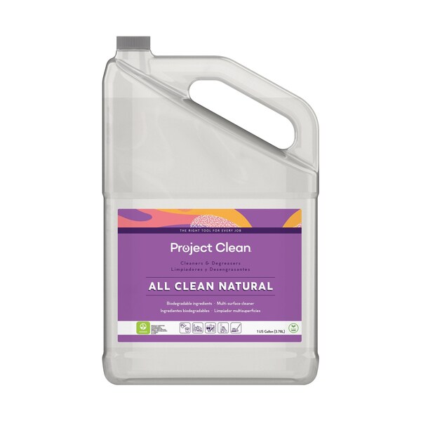Project Clean All Clean Natural , USDA Bio-Preferred, Concentrated, 4 Gallons/Case A100900-4c22 - main