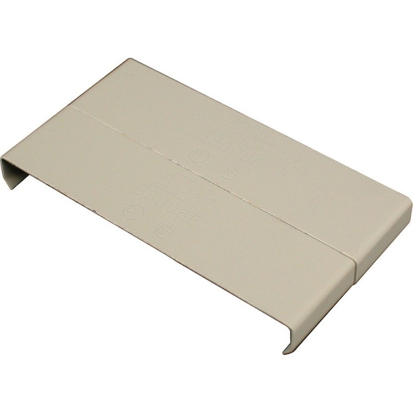 Legrand Cover Clip, 3000 Series, 1, 2 Channel, 3/4 in W, 1/2 in H, 2 13/16 in L, Gray G3006E - main