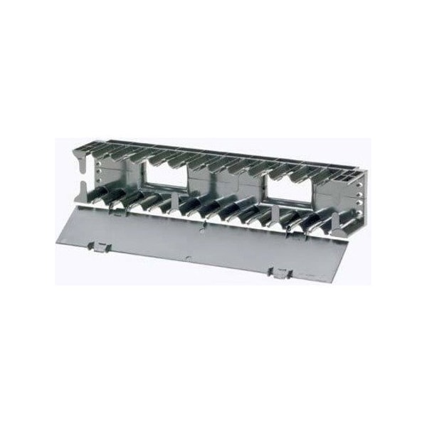 Panduit HORIZONTAL CABLE MANAGER, FRONT ONLY 3" X 3" SNAP-ON, REAR COVER 2U ROHS NCMHF2 - main