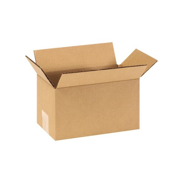 Zoro Select 9 in x 5 in x 5 in Shipping Box, Kraft, Corrugate, Single Wall, 32 ECT 955 - main