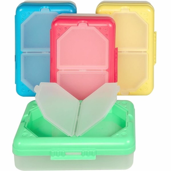 C-Line Products Storage Box, 3 Compart, 12PK 48500 - main