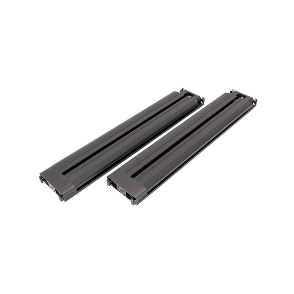 Rhino Rack ROOF RACK ACCESSORIES Fits 's Pioneer And Crossbar Roof Rack Accessories Black Set of 2 393 Inch RDNSB100 - main