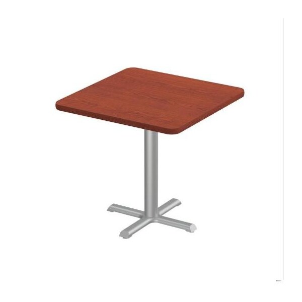Correll Square Cafe Table, 30 in W, 30 in L, 29 in H, Particleboard Top, Cherry SXT30S-21-98-21 - main