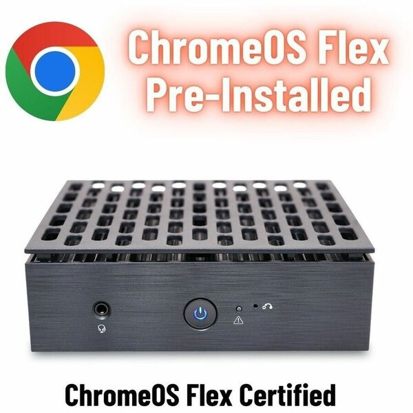Aopen America AOPEN ACE MINI - CHROME OS FLEX - DE3650S-24BGW - COMMERCIAL MINI PC - FANLESS - 91.DER00.A2K0 - main