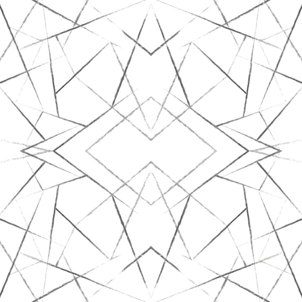 York Wallcoverings Geo Diamond Black Wallpaper UC3847 - main