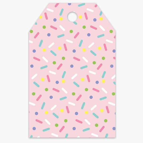 Nashville Wraps Party Sprinkles Gloss Gift Tag, 2.25x3.5, 50PK PTPS - main
