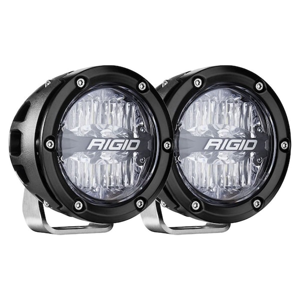 Rigid Industries 360-Series RGBW 4 in Offroad Lamp Drive Beam w/RGBW Backlight Pods, 2PK 36401 - main