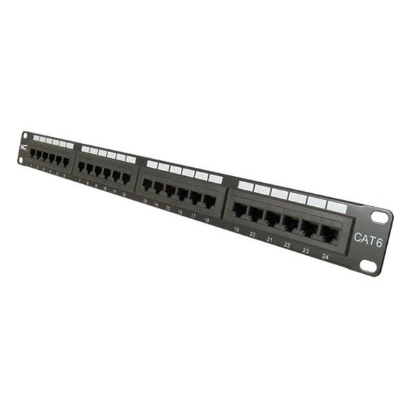 Chiptech, Inc Dba Vertical Cable Vertical Cable 042-377/24 Cat 6 24-Port 110 IDC Patch Panel 042-377/24 - main