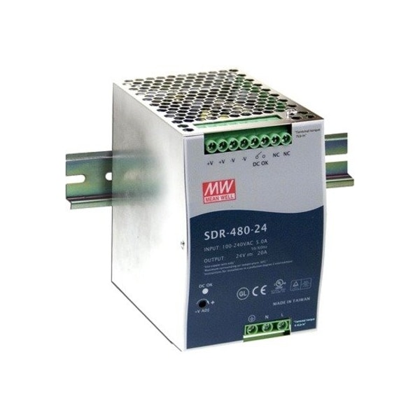 B+B Smartworx PS, DIN, METAL, 480W, 24V BB-SDR-480-24 - main