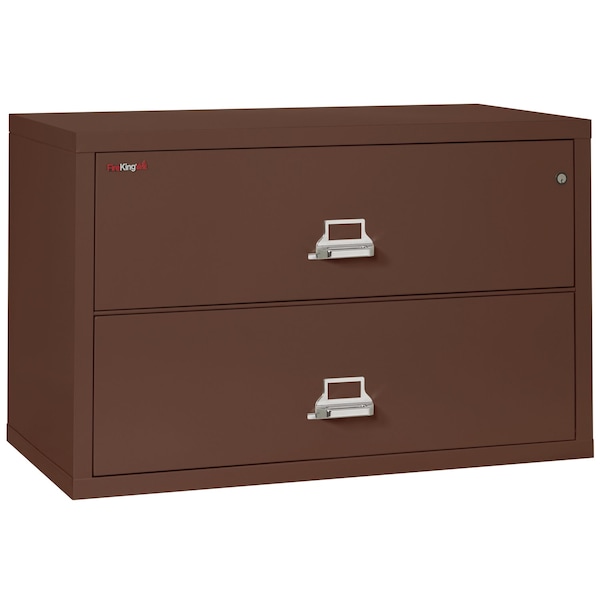 Fireking 2 Drawer, 1 Hr Fire & Impact Rated, 44" Wide Lateral Brown 2-4422-CBR - main
