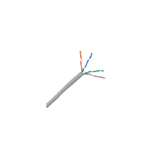 Cable Wholesale Cat5e Gray Copper Ethernet Cable, Stranded, UTP (Unshielded Twisted Pair), POE Compliant, 10X6-021SH - main