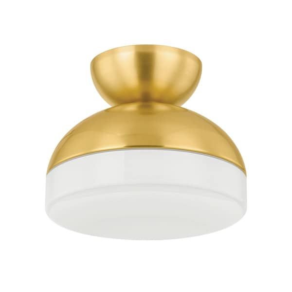 Mitzi Rue 1 Light Flush Mount 12 In. Aged Brass H851501-AGB - main