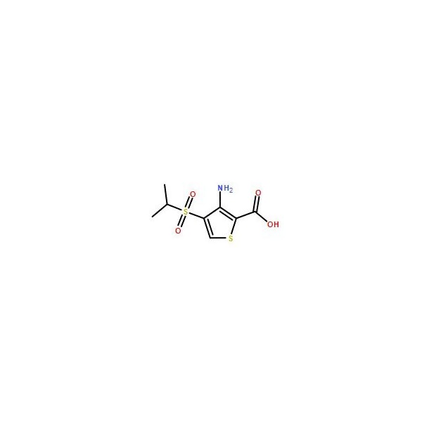 Ak Scientific 3-Amino-4-(isopropylsulfonyl)thiophene-2-carboxylic acid (100mg), CAS 175201-89-5 Y7922-100mg - main
