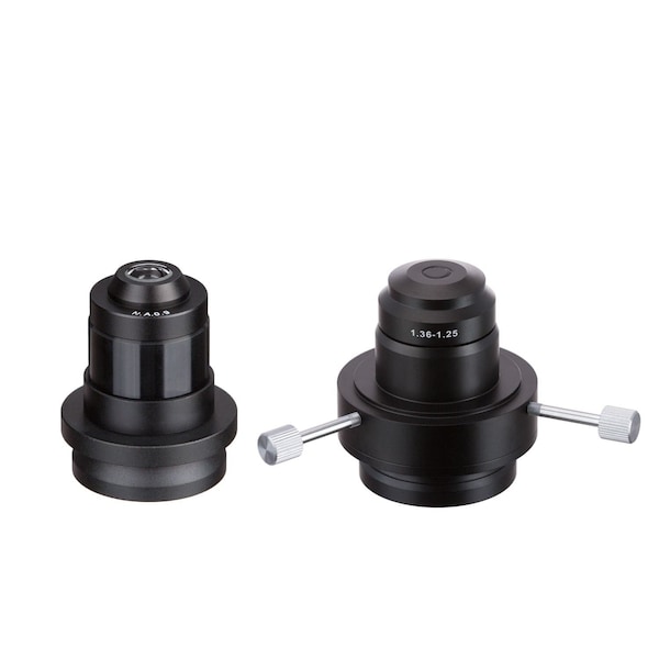 Amscope Dry & Oil Darkfield Condenser Set for 660 and 690 Compound Microscopes DK-SET-200-INF - main