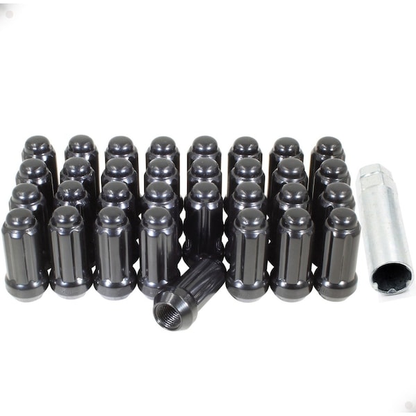 Coyote Wheel Accessories WHEEL INSTALLATION KIT 8 Lug Kit 14 Millimeter x 15 Thread Size 60 Degree Conical Spline Drive 63K848BLK - main