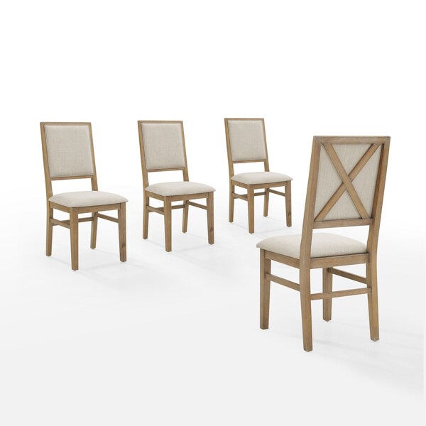 Crosley Joanna 4-Piece Upholstered Back Dining Chair Set KF20025RB - main