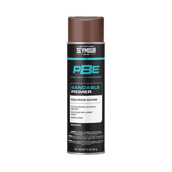 Seymour Of Sycamore PBE Sandable Primer Spray Paint, Red Iro 20-1673 - main