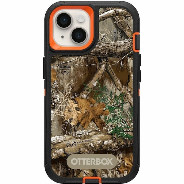 Otterbox Defender Graphics Case For Apple Iphone 15 / Iphone 14 / Iphone 13, Realtree Edge 77-92818 - main