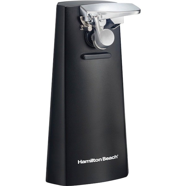Hamilton Beach Black Electric Can Opener Magnetic Lid Holder 76702 - main