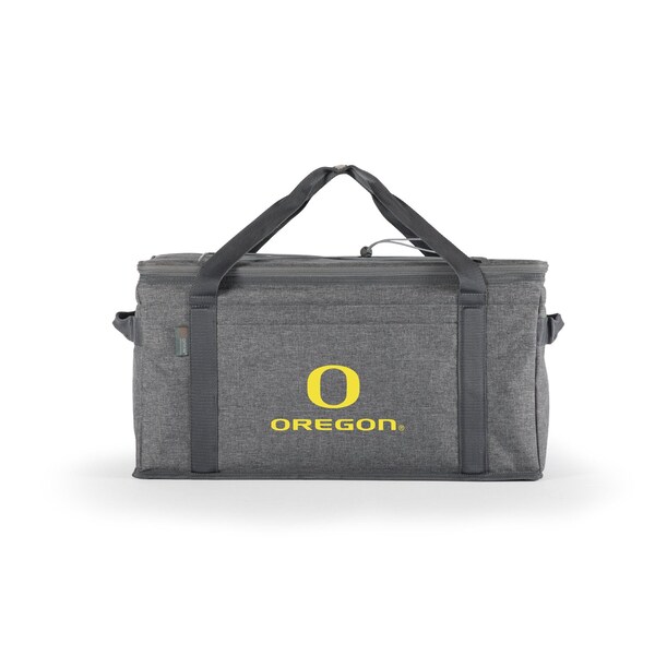 Picnic Time Family Of Brands NCAA Oregon Ducks 64 Can Collapsible Cooler, Large Insulated Soft Cooler Bag 716-00-105-474-0 - main