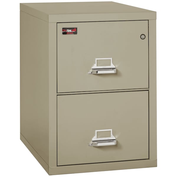 Fireking 2 Drawer, 2 Hr Fire & Impact Rated, Vertical, 32" depth Legal Pewter 2-2130-2PE - main