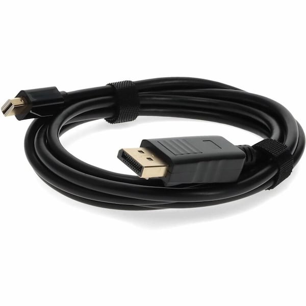 Add-On 2M MINI-DISPLAYPORT 1.1 MALE TO MALE BLACK CABLE MAX RESOLUTION UP TO 3840 MINIDP2DPMM2M - main
