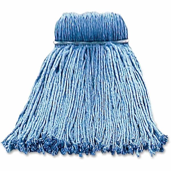 Layflat Screwtype Cutend Wet Mop Head, Blue IMP26116 - main