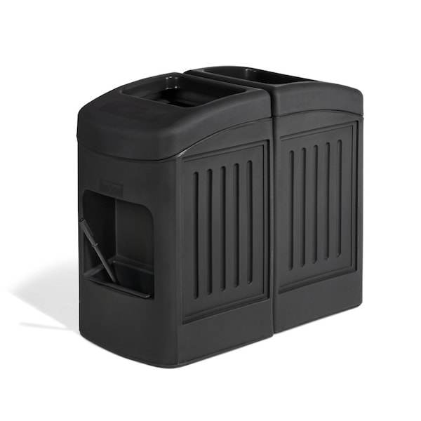 Masonways WASTE WNDSHLD, BLACK 46X38X23IN SVC110-BK - main