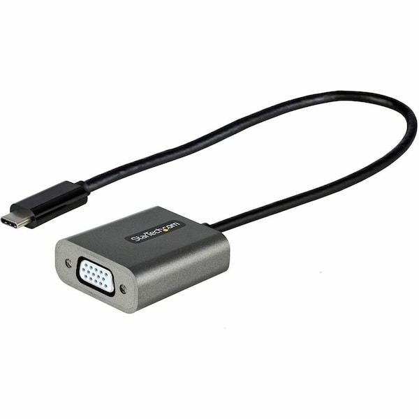 Startech.Com USB C to VGA Adapter 1080p - 12in Cable CDP2VGAEC - main