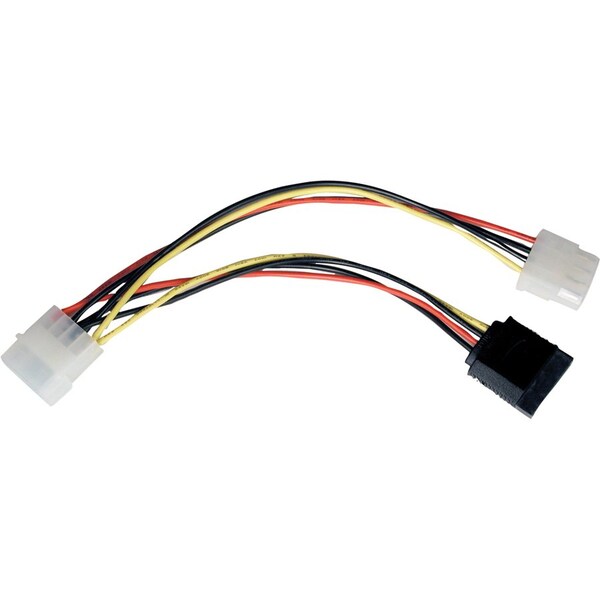 Tripp Lite Serial ATA Cable, 4 Pin M/F, 15 Pin, 6" P945-06I - main