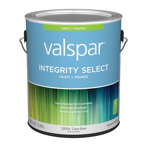 Valspar Integrity Select Paint & Primer Satin Interior Paint Clear Base 1 Gal. 028.0052004.007 - main