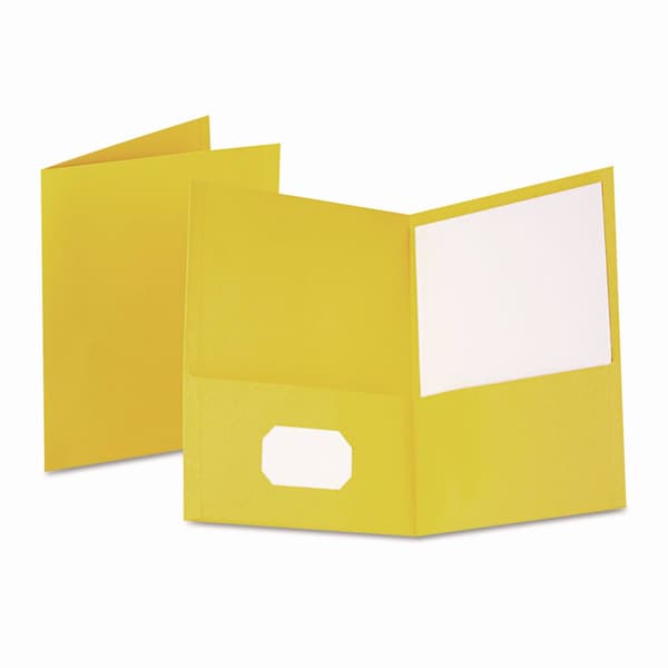 Oxford Two Pocket Folder, Leather, PK25 57509 - main