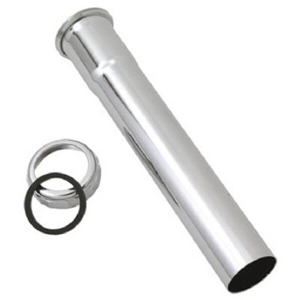 Highkey Master Plumber 1.25 x 8 in. Brass Extension Tube LR572042 - main