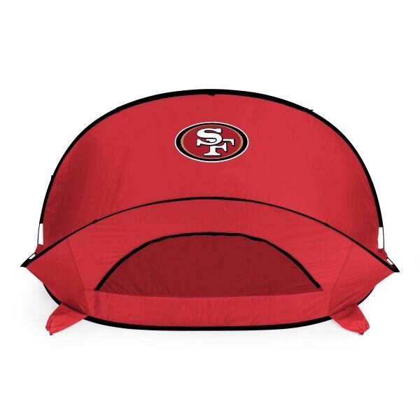 Picnic Time Family Of Brands San Francisco 49ers - Manta Portable Beach Tent, (Red) 113-00-100-274-2 - main