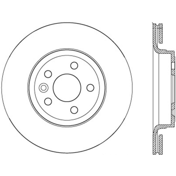 Centric Parts Centric Premium High Carbon Alloy Brake Rotor 125.39047 - main