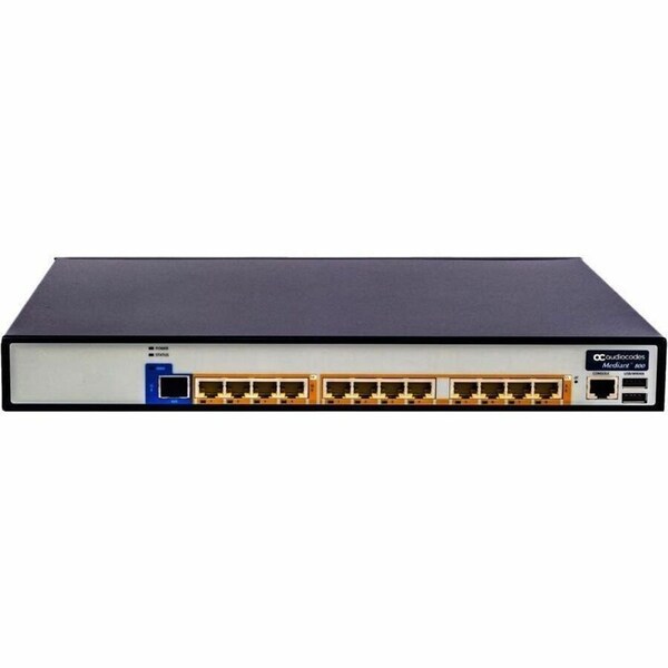 Audiocodes MEDIANT 800C SURVIVABLE BRANCH APPLIANCE FOR MICROSOFT TEAMS WITH A SINGLE E1/T1. MUST BE ORDERED W M800C-1ET-SBA-TMS - main