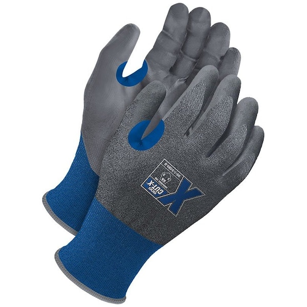 Bdg Cut-Resistant Coated Gloves, Cut Level A9, 21 ga, Blue/Gray, 3XL, Vendor Pack, 1 PR 99-1-9590-12-K - main