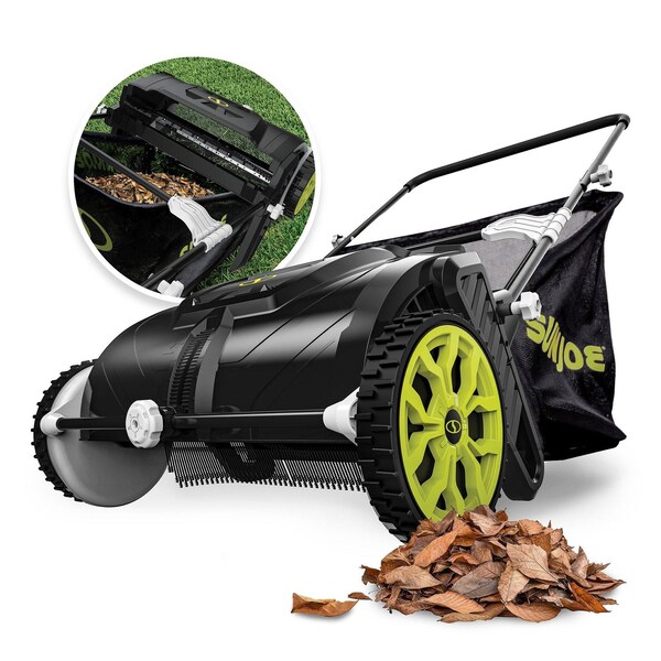Sun Joe New 21-In Leaf Sweeper with 22-Gal Collection Bag SDJ602LS - main