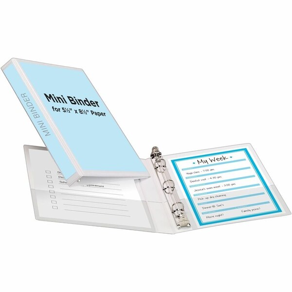 Avery Mini Durable View 3 Ring Binder, 0.5 in R 27726 - main